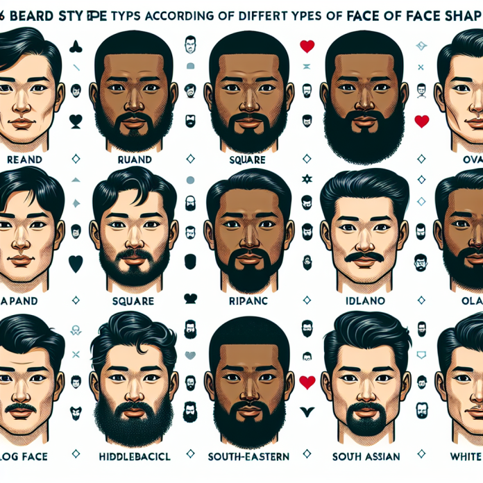 Cortes de barba según el rostro
